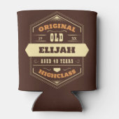 oude labelstijl blikjeskoeler (Achterkant)