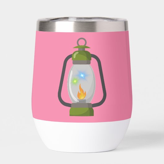 oude lamp (Achterkant)