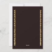 Oude lampjes kerst foto ondoorzichtig sluier effec feestdagenkaart (Achterkant)