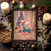 Oude lampjes kerst foto ondoorzichtig sluier effec feestdagenkaart