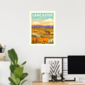 Oude Lancaster Californië Poster (Thuiskantoor)