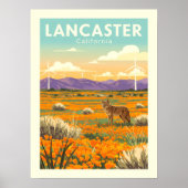 Oude Lancaster Californië Poster (Voorkant)