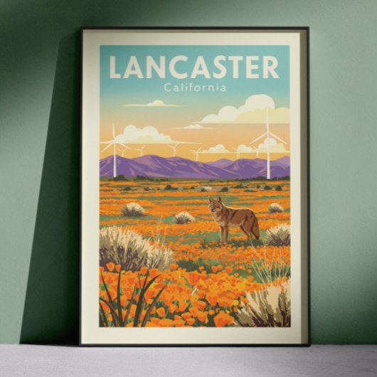 Oude Lancaster Californië Poster