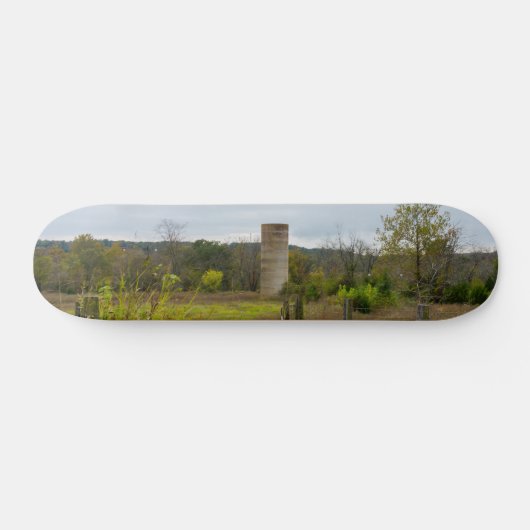 Oude Land Silo Landschap Skateboard (Horizontaal)