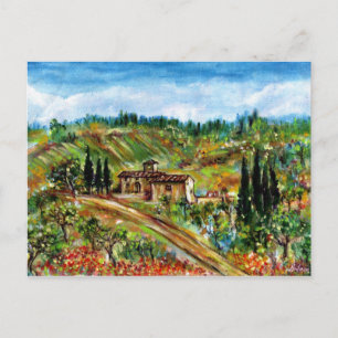 OUDE LANDBOUW IN CHIANTI-TUSCANY BRIEFKAART