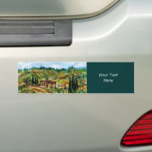 OUDE LANDBOUW IN CHIANTI-TUSCANY BUMPERSTICKER (Op auto)