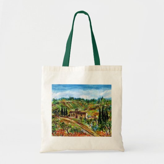 OUDE LANDBOUW IN CHIANTI TUSCANY LANDSCAPE TOTE BAG (Voorkant)