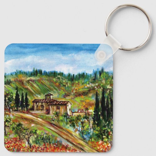 OUDE LANDBOUW IN CHIANTI-TUSCANY SLEUTELHANGER (Achterkant)