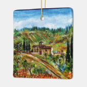 OUDE LANDBOUW IN TUSCANY LANDSCAPE KERAMISCH ORNAMENT (Links)