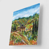 OUDE LANDBOUW IN TUSCANY VIERKANTE KLOK (Hoek)