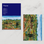 OUDE LANDBOUW IN TUSCANY VISITEKAARTJE (Voorkant / Achterkant)