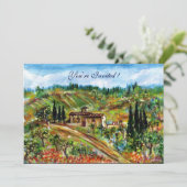 OUDE LANDBOUW , OLIJFBOMEN IN TAALLANDSCHAP KAART (Staand voorkant)