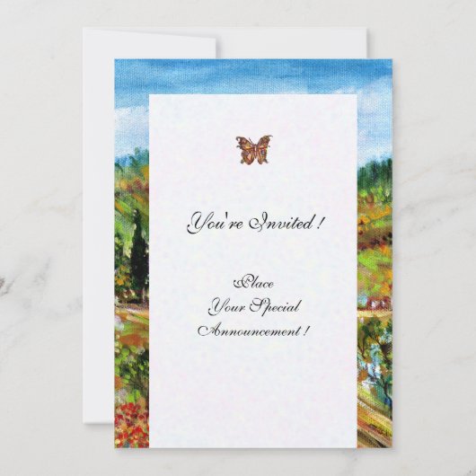 OUDE LANDBOUW , OLIJFBOMEN IN TAALLANDSCHAP KAART (Achterkant)