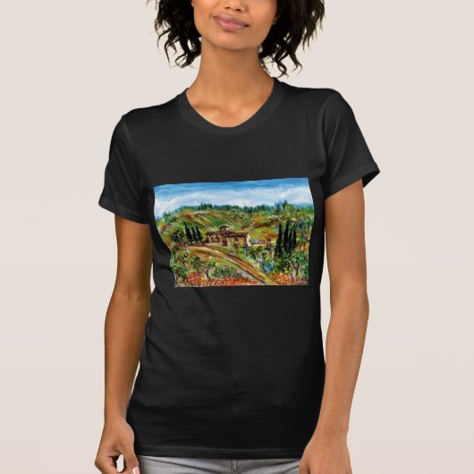 OUDE LANDBOUW, OLIJFBOMEN IN TAALLANDSCHAP T-SHIRT (Voorkant)