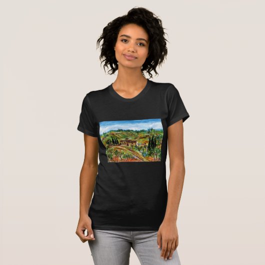 OUDE LANDBOUW, OLIJFBOMEN IN TAALLANDSCHAP T-SHIRT (Voorkant volledig)