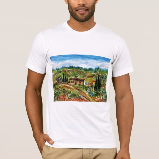 OUDE LANDBOUW, OLIJFBOMEN IN TAALLANDSCHAP T-SHIRT (Voorkant)