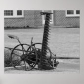 Oude landbouwmachines poster (Voorkant)