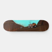 Oude landbouwtrekker skateboard (Horizontaal)
