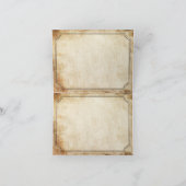 Oude landelijke boerderij robuuste dank je bedankkaart (Binnen)