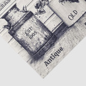 Oude landelijke kannen met ephemera tissuepapier (Detail)