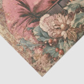 Oude Landelijke Kerstman Decoupage Ambacht Tissuepapier (Detail)