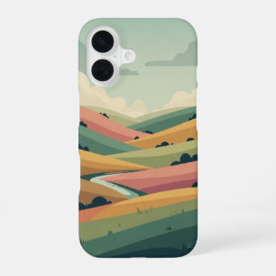 Oude Landelijke Vallei iPhone 16 Hoesje