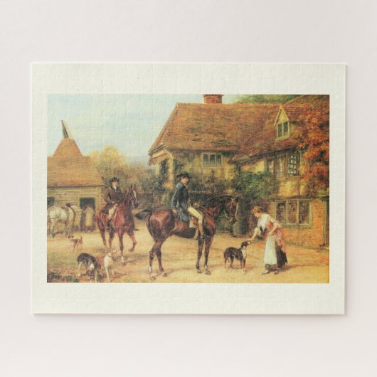 Oude landscène legpuzzel (Horizontaal)
