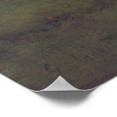 Oude Landschapsschildering Trouw Welkom Poster (Hoek)
