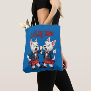 Oude Lang Canine West Highland Terrier Ceilidh Tote Bag