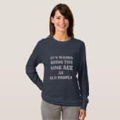 "Oude" lange hoes T-shirt (Voorkant volledig)