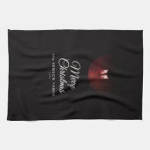 Oude lantaarn Light Merry-kersttijdserie Theedoek (Horizontaal)