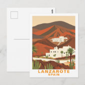 Oude Lanzarote, Spanje Reisansichtkaart Briefkaart (Voorkant / Achterkant)