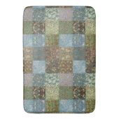 Oude Lapjesdeken William Morris Patroon Badmat (Voorkant Verticaal)