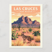 Oude Las Cruces New Mexico Briefkaart (Voorkant)