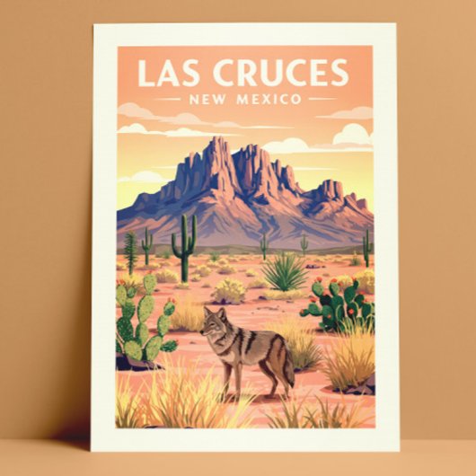 Oude Las Cruces New Mexico Briefkaart