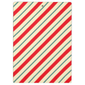 Oude Laughing Santa Kerstman Organiseren Klembord (Achterkant)