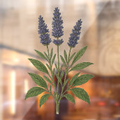 Oude lavendel raamsticker (Vel 2)
