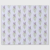 Oude lavendelpatroon cadeaupapier (Vlak)