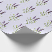 Oude lavendelpatroon cadeaupapier (Hoek)