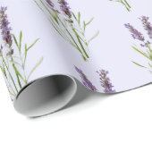 Oude lavendelpatroon cadeaupapier (Rol Hoek)