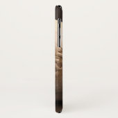 Oude leder-honkbal met krassen Case-Mate iPhone case (Achterkant/links)