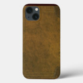 oude lederboekomslag Case-Mate iPhone case (Achterkant)