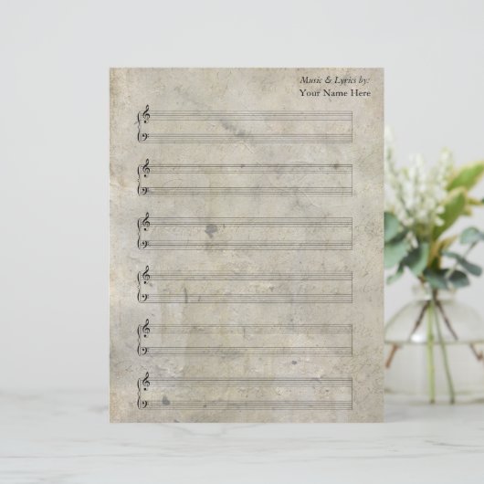 Oude ledige plaat muziekpianostations (Staand voorkant)