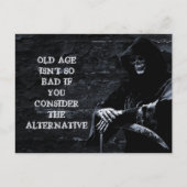 Oude leeftijd is niet zo slecht dat grimpapier briefkaart (Voorkant)