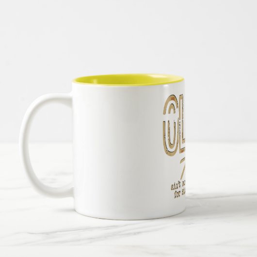 Oude leeftijd - Mok met twee tonen (Links)