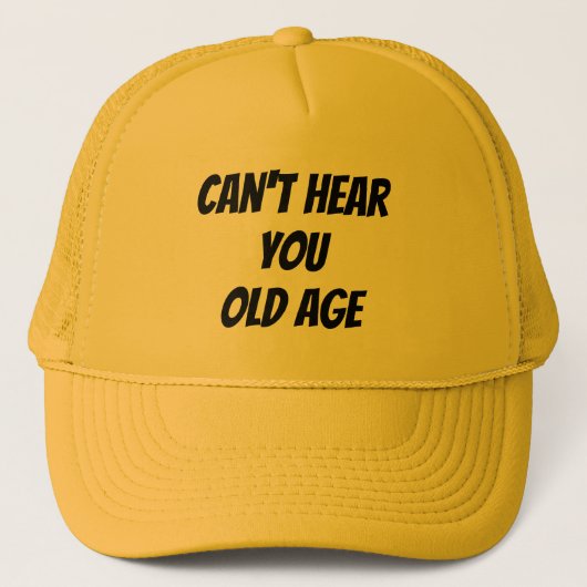 Oude leeftijd trucker pet (Voorkant)