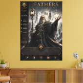 Oude Legacy Vader Canvas Afdruk (Insitu (Woonkamer))
