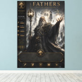 Oude Legacy Vader Canvas Afdruk (Insitu (Houten vloer))