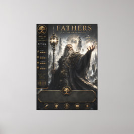 Oude Legacy Vader Canvas Afdruk