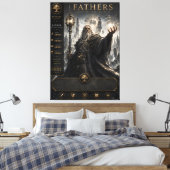 Oude Legacy Vader Canvas Afdruk (Insitu (Slaapkamer))